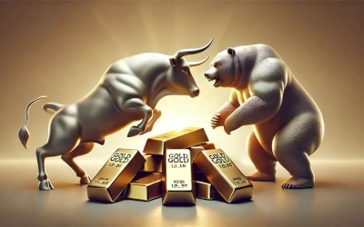 Prediksi Emas Pekan Depan: Wall Street Turun, Main Street Bangkit