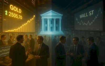 Sentimen Pasar Emas Terbelah: Wall Street Terbagi, Investor Retail Tetap Bullish Jelang Rapat Fed