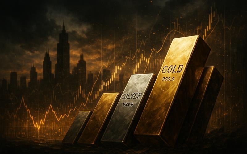 Emas dan Perak Menguat Tajam Didukung Permintaan Safe-Haven dan Pelemahan Dolar AS