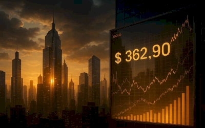 Emas Tembus Rekor Tertinggi Baru di $3.862,90, Naik 45% Sepanjang 2025