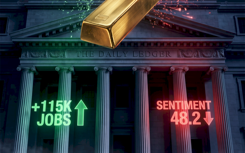 Emas &amp; Perak Naik: Data Ekonomi AS Bikin The Fed Serba Salah