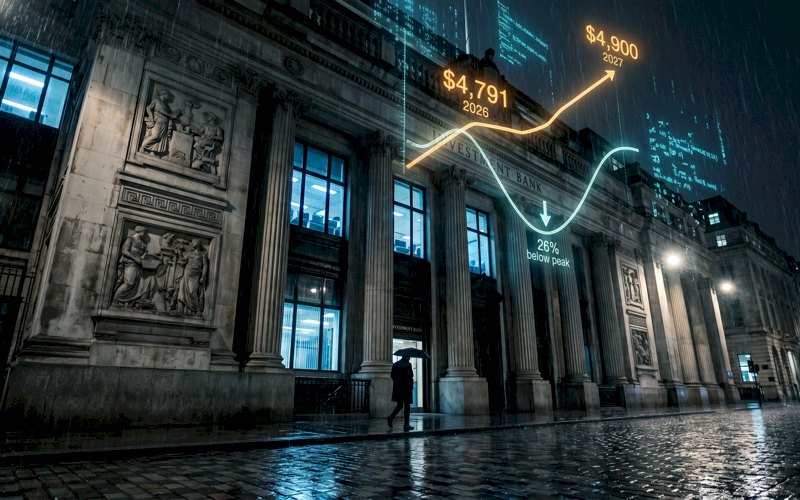 Barclays Proyeksikan Emas Tembus $4.791 di 2026, Fundamental Tetap Solid